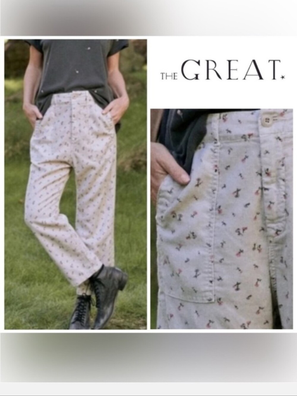The GREAT Ranger Rose Floral Pant